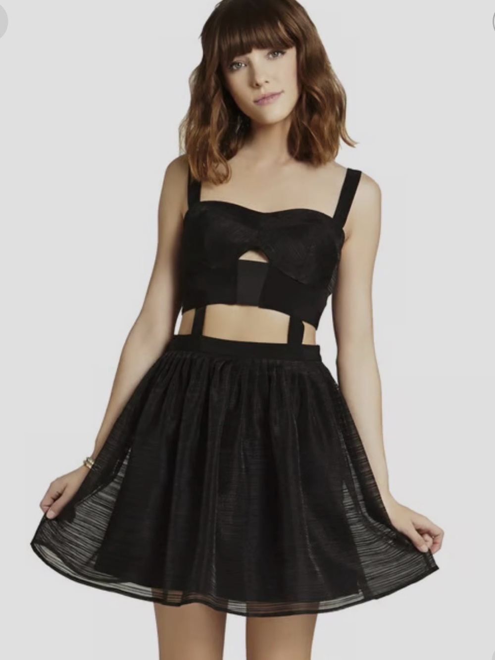 Black Dress - Classic Flared Silhouette
